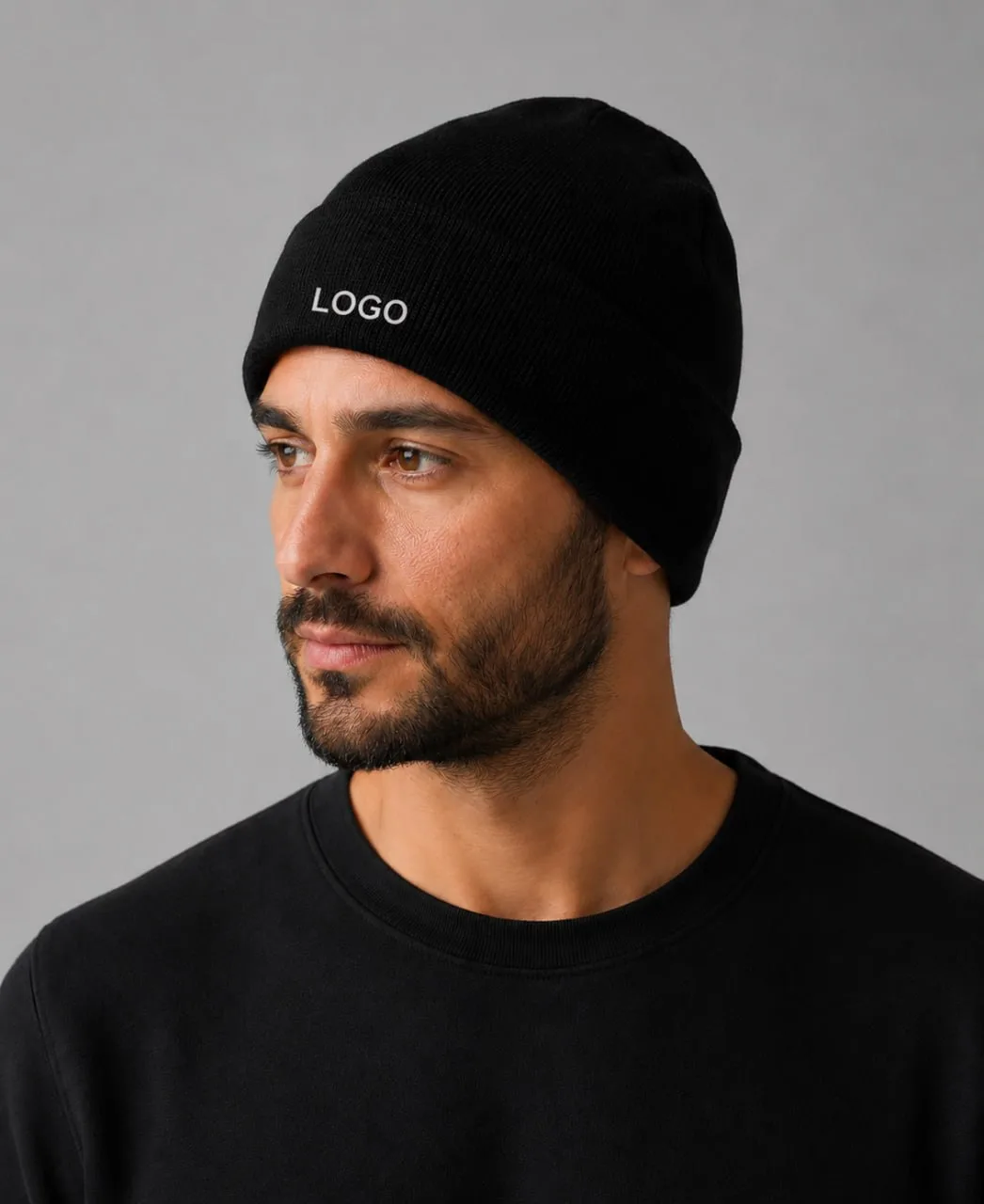 Strick-Beanie